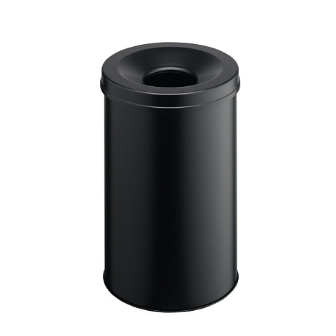 Durable 330601 Abfallbehälter Rund Stahl Schwarz