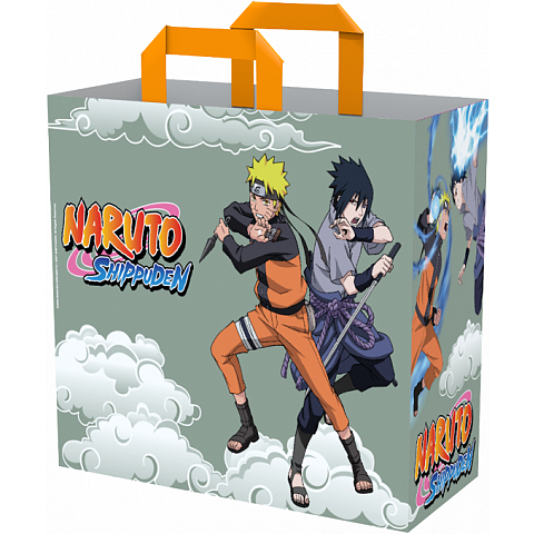 Konix SAC CABAS NARUTO GRIS Einkaufstasche