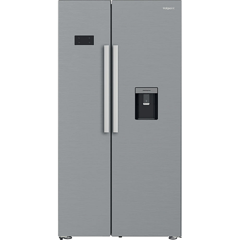 Hotpoint HPG2 6583W XP4UK Freistehend 588 l Silber, Edelstahl, Titan