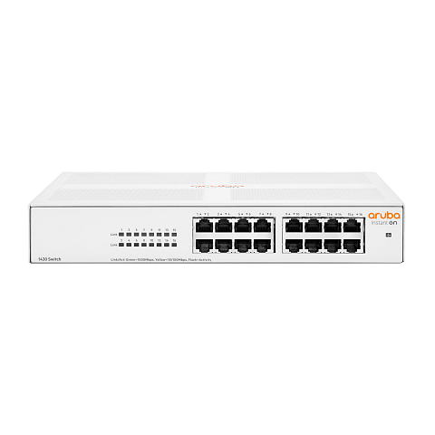 HPE Aruba Networking Aruba Instant On 1430 16G Unmanaged L2 Gigabit Ethernet (10/100/1000) 1U Weiß