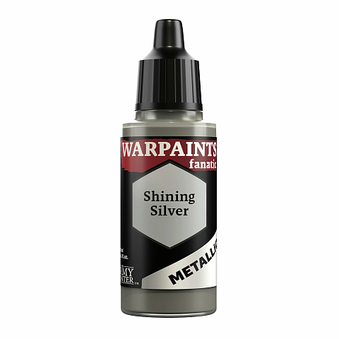 The Army Painter Warpaints Fanatic Metallic: Shining Silver Farbe auf Wasserbasis 1 Stück(e)