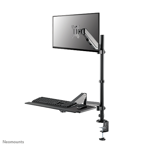 Neomounts DS90-325BL1 Sitz-Steh-Arbeitsplatz Tischmontage 17-32" - Gasfeder
