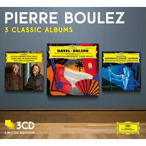 Deutsche Grammophon Pierre Boulez, 3 Classic Albums Klassisch Krystian Zimerman, Berliner Philharmoniker, The Cleveland Orchestra, London Symphony Orchestra