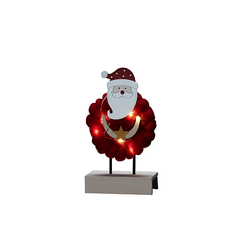 Konstsmide Wood/Cotton Santa Leichte Dekorationsfigur 6 Glühbirne(n) LED 0,36 W