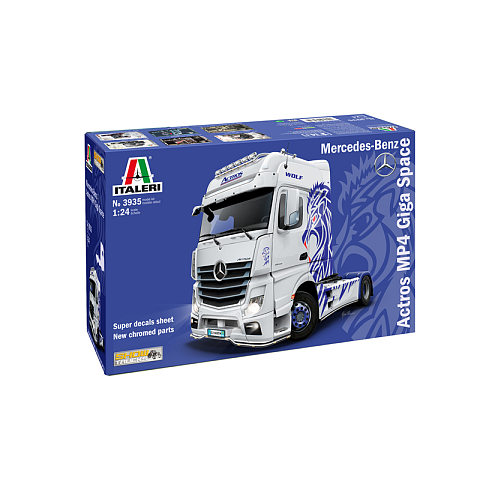 Italeri Mercedes-Benz ACTROS MP4 Giga Space LKW-/Anhänger-Modell Montagesatz 1:24