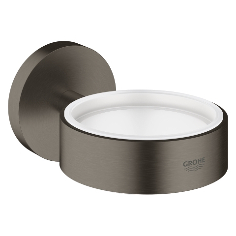 GROHE 40369AL1 Seifenhalter Gebürsteter Stahl, Graphit