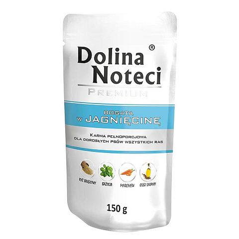 Dolina Noteci 5902921300717 Hunde-Dosenfutter Lamm Adult 150 g