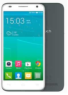 Alcatel IDOL 2 Mini S 6036Y 11,4 cm (4.5") Single SIM Android 4.3 4G Mikro-USB 1 GB 8 GB 2000 mAh Grau