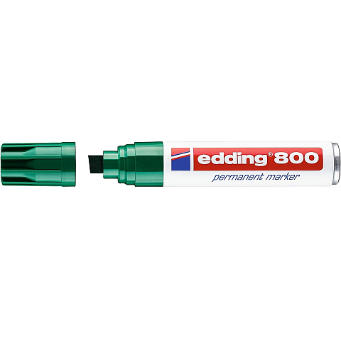 Edding 800 Permanent-Marker Meißel Grün 1 Stück(e)