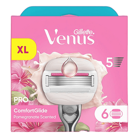 Gillette Venus Pro ComfortGlide Tropical Rasierklinge 6 Stück(e) Edelstahl Frauen
