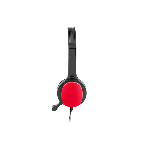 uGo USL-1222 Kopfhörer & Headset Kabelgebunden Kopfband Schwarz, Rot