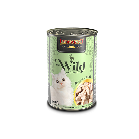 Leonardo Cat Food LEONARDO mit Wild + extra Filet