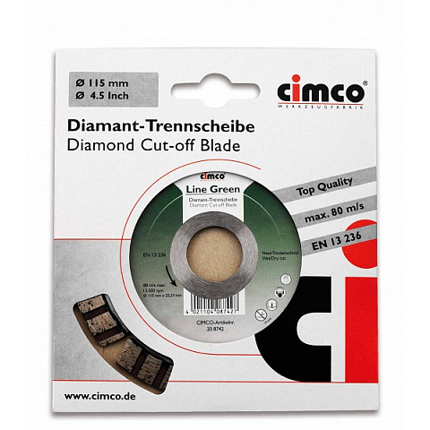 Cimco 208746 Winkelschleifer-Zubehör Schneidedisk