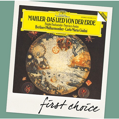Deutsche Grammophon Gustav Mahler Klassisch Brigitte Fassbaender, Francisco Araiza, Berliner Philharmoniker, Carlo Maria Giulini