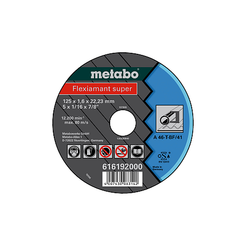 Metabo 616192000 Winkelschleifer-Zubehör Schneidedisk