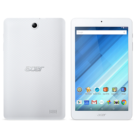 Acer Iconia B1-850 Mediatek 16 GB 20,3 cm (8") 1 GB Wi-Fi 4 (802.11n) Android Weiß