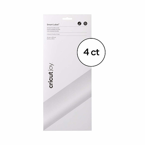 Cricut Smart Label Writable selbstklebendes Etikett Permanent Silber 4 Stück(e)