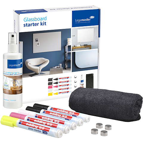 Legamaster Glasboard Starterset 11-teilig