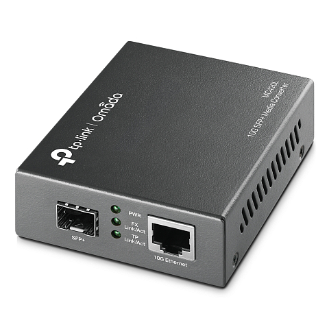 TP-Link Omada MC420L Netzwerk Medienkonverter 10000 Mbit/s Multi-Modus, Einzelmodus Schwarz