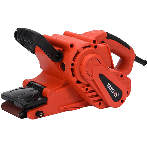 Yato YT-82240 Tragbares Schleifgerät Bandschleifmaschine Schwarz, Rot 1010 W