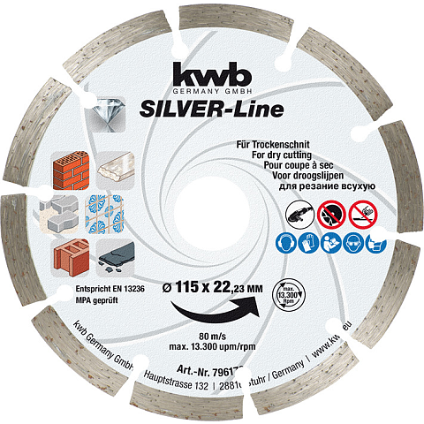 kwb 796170 Winkelschleifer-Zubehör Schneidedisk