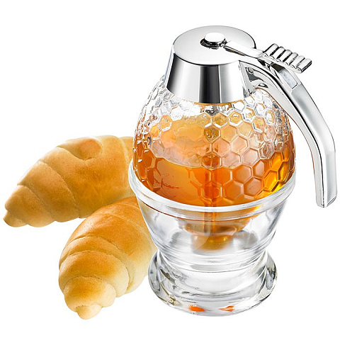 Westmark Deluxe Honig- & Sirupspender 200 ml Glas, Kunststoff