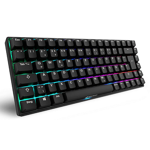 Sharkoon SGK50 S3 Tastatur Gaming USB QWERTZ Deutsch Schwarz