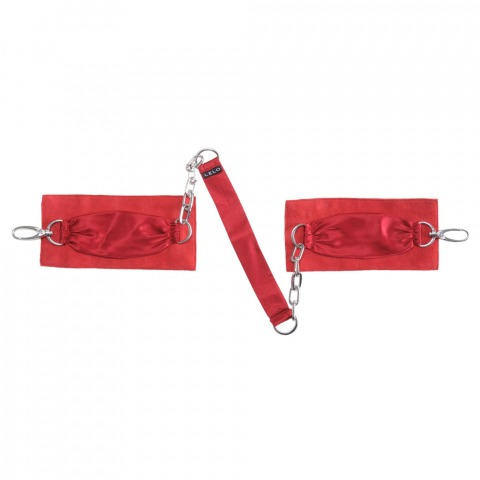 LELO Sutra Handschellen Rot Seide