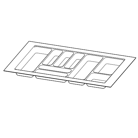 Hettich 9195001 Schubladenrolle & -schiene 550 mm