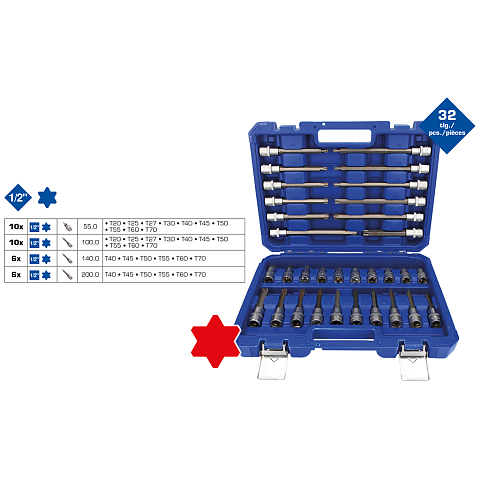 Brilliant Tools BT022532 Steckdosen/Steckdosen-Set Steckschlüssel-Satz