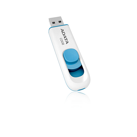 ADATA 32GB C008 USB-Stick USB Typ-A 2.0 Blau, Weiß