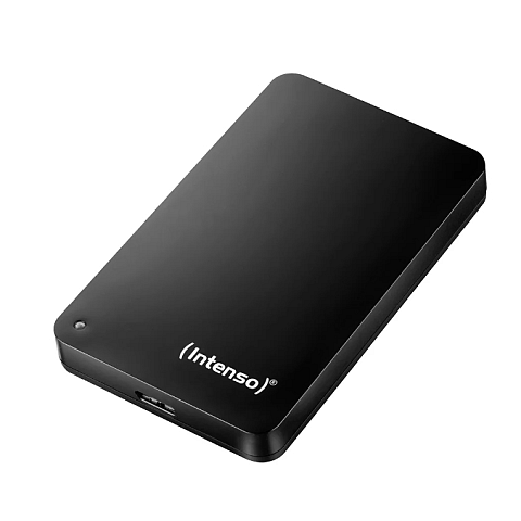 Intenso Memory Case 500 GB Externe Festplatte (6,35 cm (2,5 Zoll) 5400 U/min, 8 MB Cache, USB 3.0), certified refurbished, schwarz
