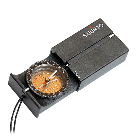Suunto MB-6 NH Magnetischer Navigationskompass Kunststoff Schwarz