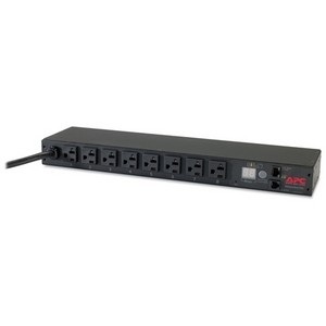 APC Metered Rack 8-Outlets 1.92kW PDU - 1.92kW - 1U Rack-mountable Stromverteilereinheit (PDU)