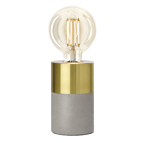 Villeroy & Boch Athen Tischleuchte E27 Gold, Grau