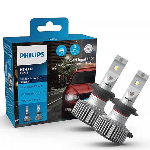 Philips Ultinon Pro6000 Standard 11972U60SX2 Fahrzeugscheinwerferlampe