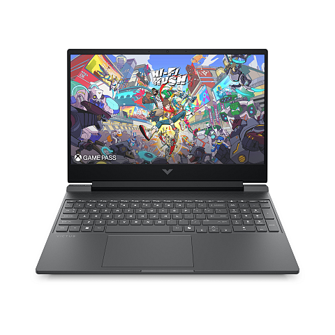 HP Victus Gaming 15-fb3194ng AMD Ryzen™ 9 8945HS Laptop 39,6 cm (15.6") Full HD 16 GB DDR5-SDRAM 1 TB SSD NVIDIA GeForce RTX 4060 Wi-Fi 6 (802.11ax) FreeDOS AI PC Schwarz