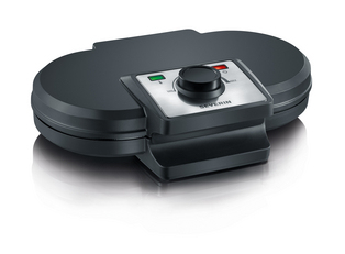 Severin WA 2106 Waffeleisen 2 Waffel(n) 1200 W Schwarz