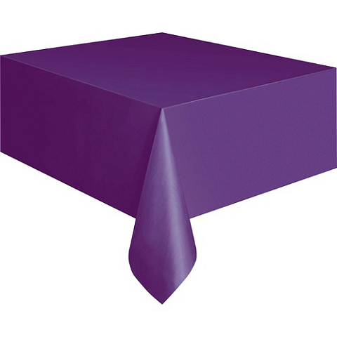 Unique Party 5088 Einweg-Tischdecke Rechteckig Kunststoff Violett