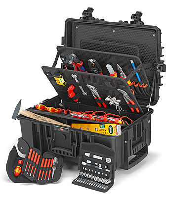 Knipex 00 21 37 Werkzeugkoffer Schwarz Polypropylen (PP)