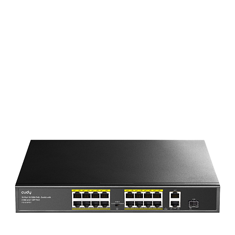 Cudy FS1018PS1 Netzwerk-Switch Fast Ethernet (10/100) Power over Ethernet (PoE) Grau
