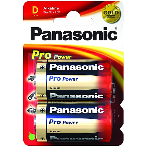 Panasonic 1x2 LR20PPG Einwegbatterie Alkali