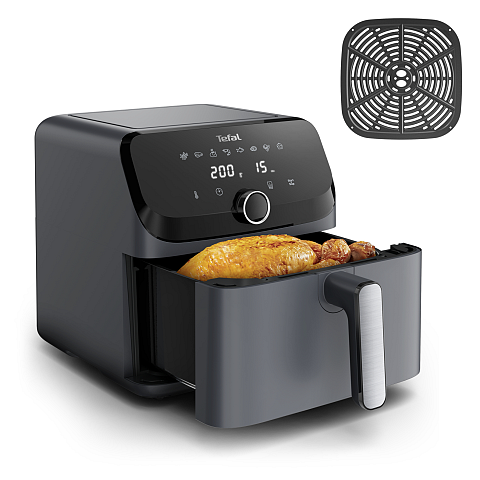 Tefal Easy Fry Mega EY855BE0 Fritteuse Einzelbild 7,5 l Eigenständig 2020 W Heißluftfritteuse Grau