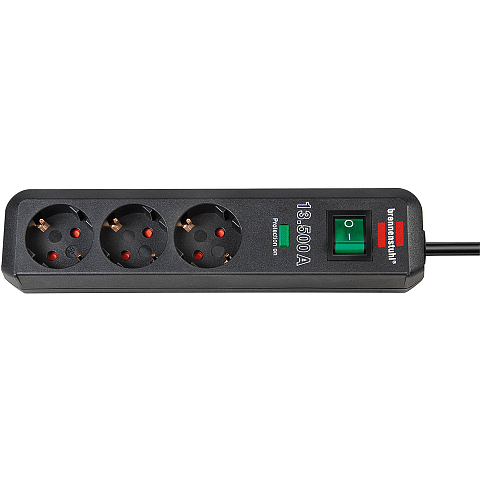 Brennenstuhl 1158820315 Verlängerungskabel 1,5 m 3 AC-Ausgänge Schwarz, Grün