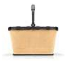 Reisenthel carrybag Beige, Schwarz Einkaufswagen
