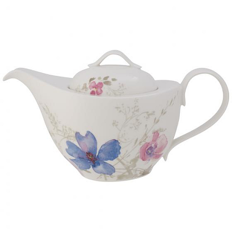Villeroy & Boch Mariefleur Gris Basic Einzelne Teekanne 1200 ml Mehrfarbig