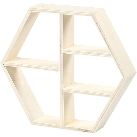 Creativ Company 57898 Regal Modulares Regal Wandverteiler Holz
