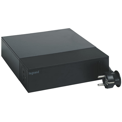 Legrand 049430 Verlängerungskabel 2 m 8 AC-Ausgänge Drinnen Schwarz