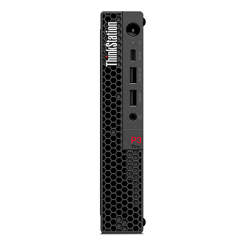 Lenovo ThinkStation P3 Tiny Intel® Core™ i7 i7-14700 16 GB DDR5-SDRAM 512 GB SSD NVIDIA T400 Windows 11 Pro Mini PC Arbeitsstation Schwarz