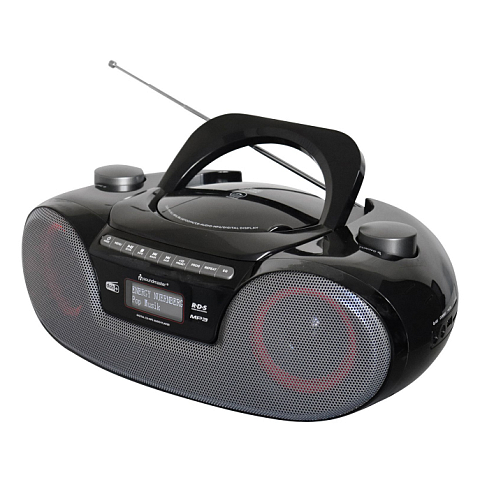 Soundmaster SCD8300SW Tragbares Stereosystem Digital 12 W DAB+ Schwarz Playback MP3